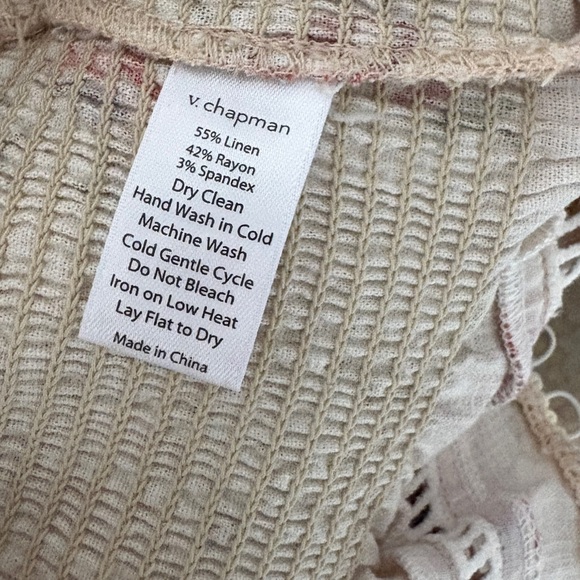 NWT V. Chapman Leilani Top + Linnea Skirt Set in Natural Dainty Floral Sz 2 - Picture 13 of 13